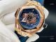 Replica Hublot Big Bang Watch Hublot Sang Bleu 45mm Rose Gold Black And Blue Rubber Straps (3)_th.jpg